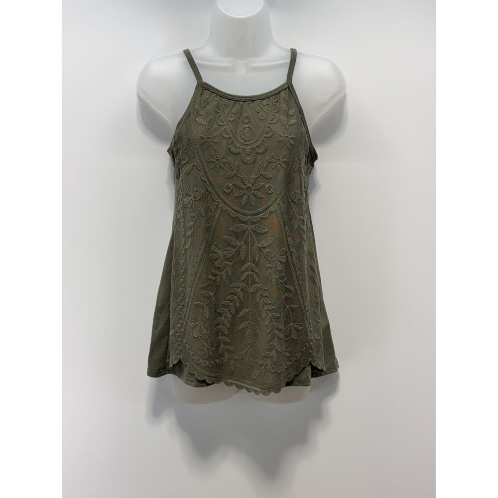 Rewind Green Spaghetti Strap Strappy Back Tank Top Women’s Size Small NWT